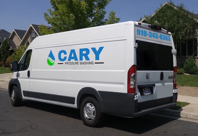 pressure washing van in cary