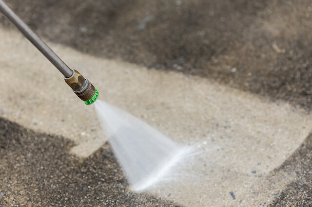 parking lot pressure washing in cary