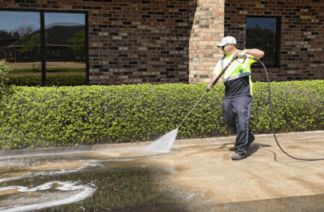 commercial concrete cleaning in cary